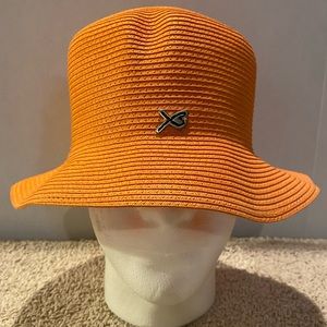 Betmar New Your women’s vintage bucket hat color orange